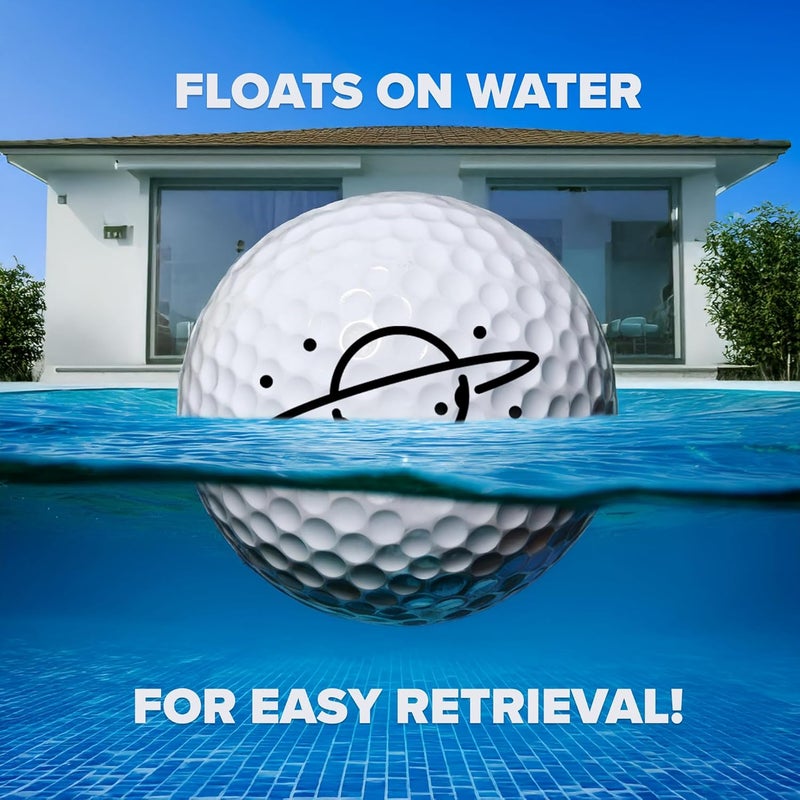 EVERYSWING GOLF HydroStar Floating Golf Balls – Lightweight Golf Balls for Water Hazards & Pool Practice - Golf Balls That Float in Water - Image 3